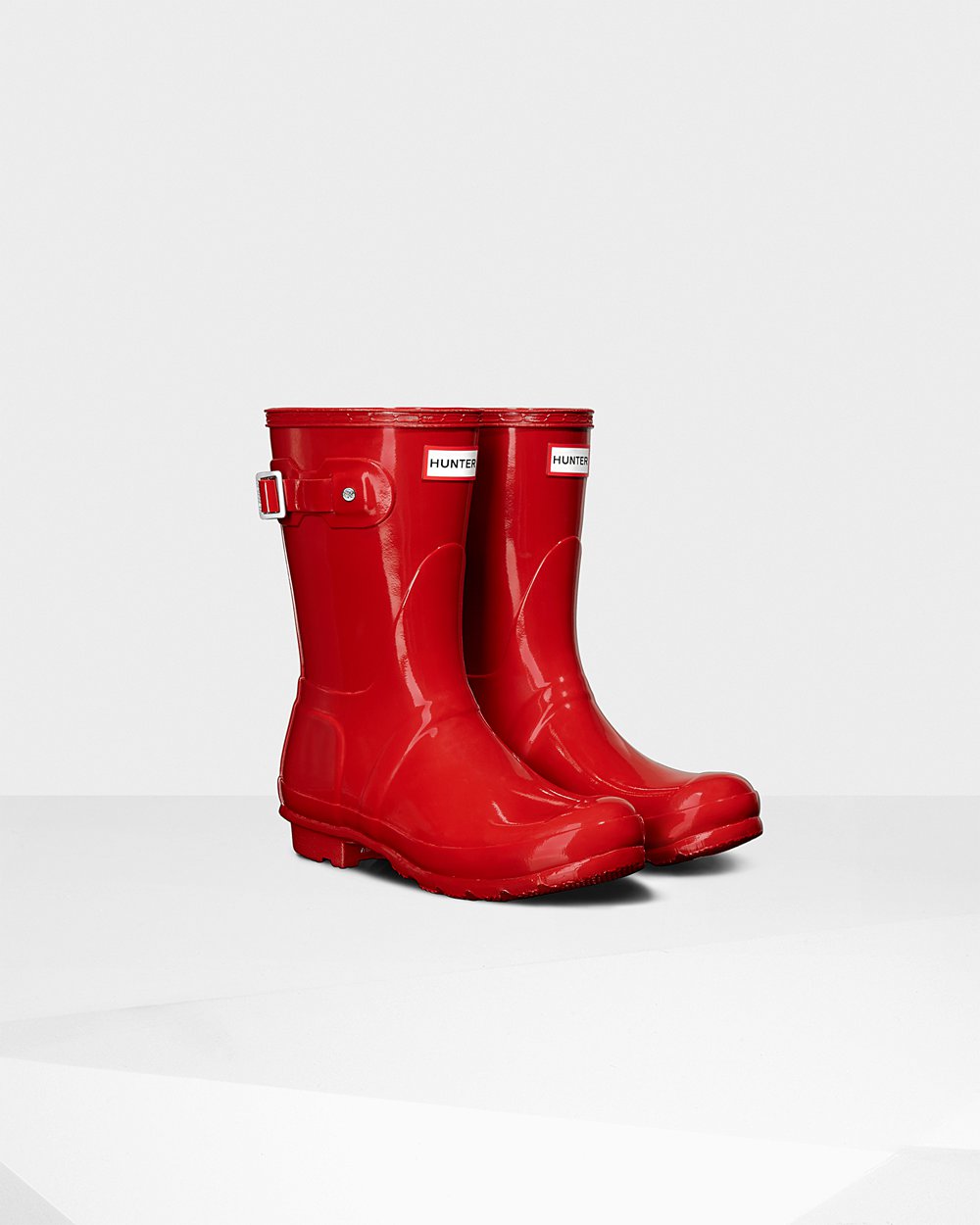 Hunter Mujer Original Gloss - Botas de Lluvia Rojas - 271-VXAULC